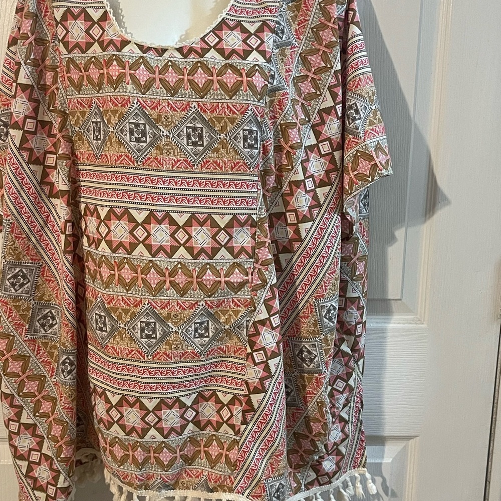 Kori Multicolor Geometric Blouse
